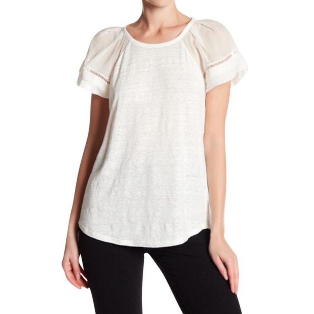 Rebecca Taylor Linen And Silk Top